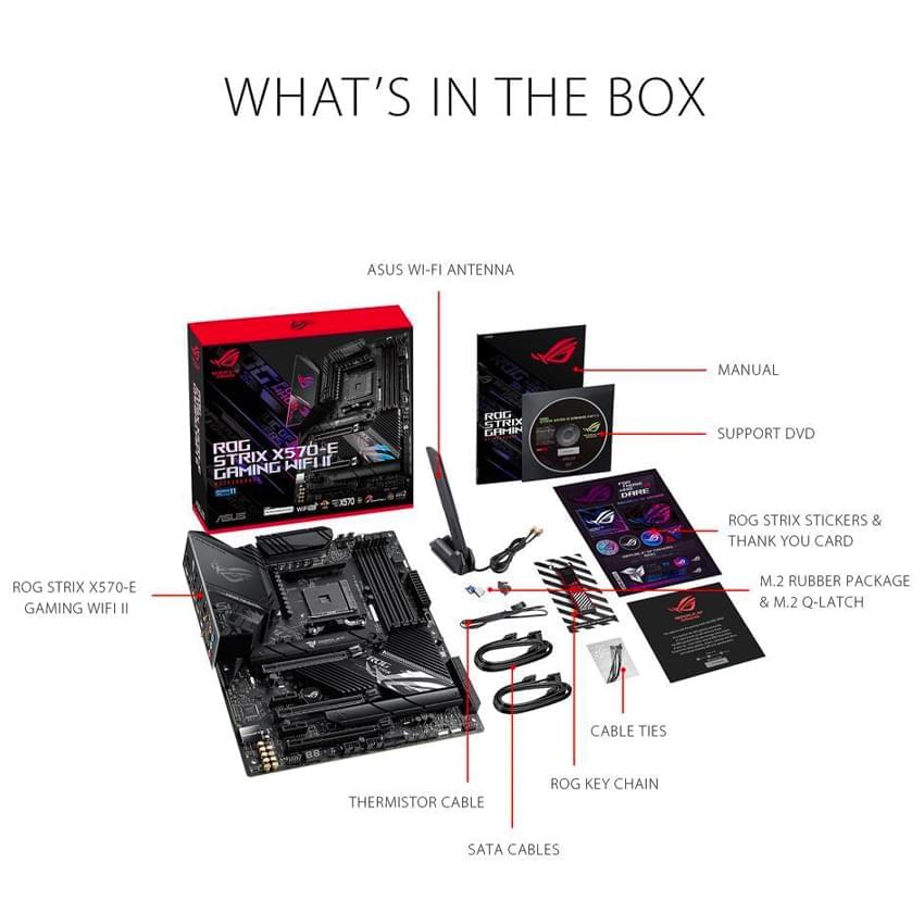 Motherboard Asus Rog Strix X570-E Gaming Wifi II Am4